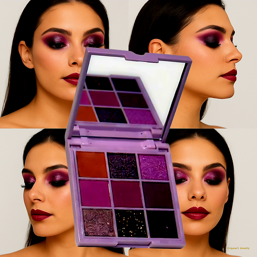 Vivpearl Beauty Royal Amethyst Eyeshadow Palette