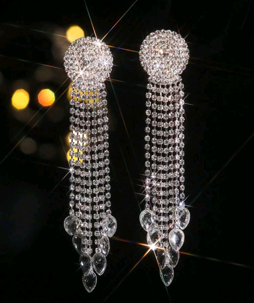 Product Name:
Exaggerated Vintage Palace Gorgeous Long Shiny CZ Women's Crystal  image 1