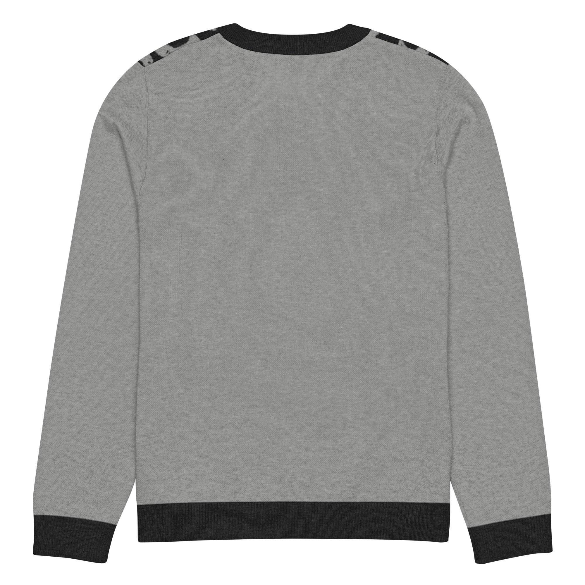 Knitted crew neck sweater image 7