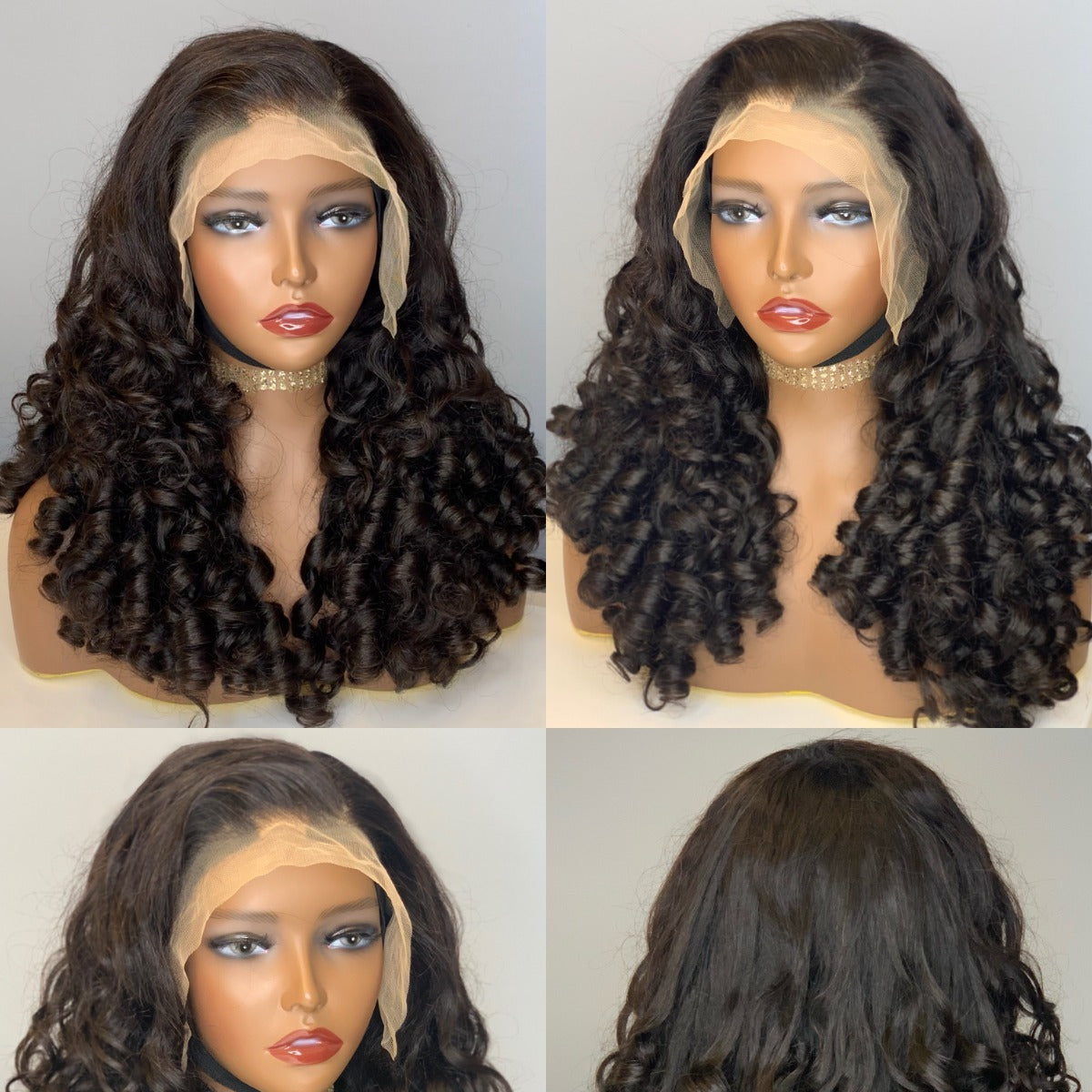 D Rose curls 13*4 frontal 18" image 0