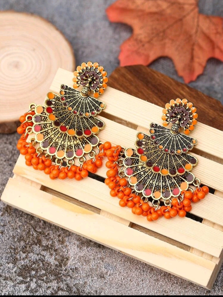 P Drop Earrings image 1