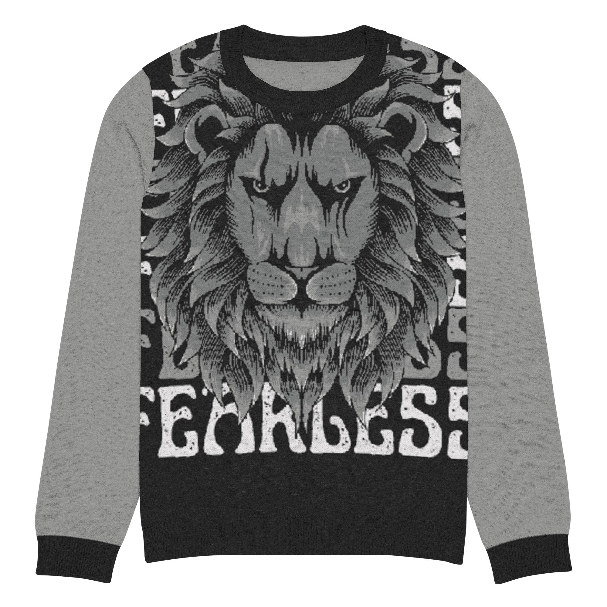 Knitted crew neck sweater image 0