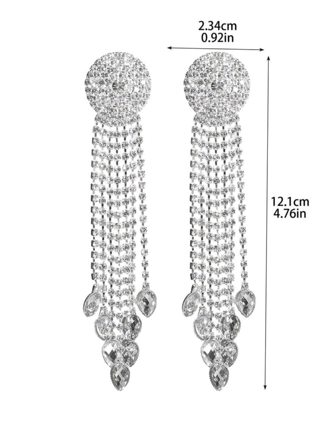 Product Name:
Exaggerated Vintage Palace Gorgeous Long Shiny CZ Women's Crystal  image 2