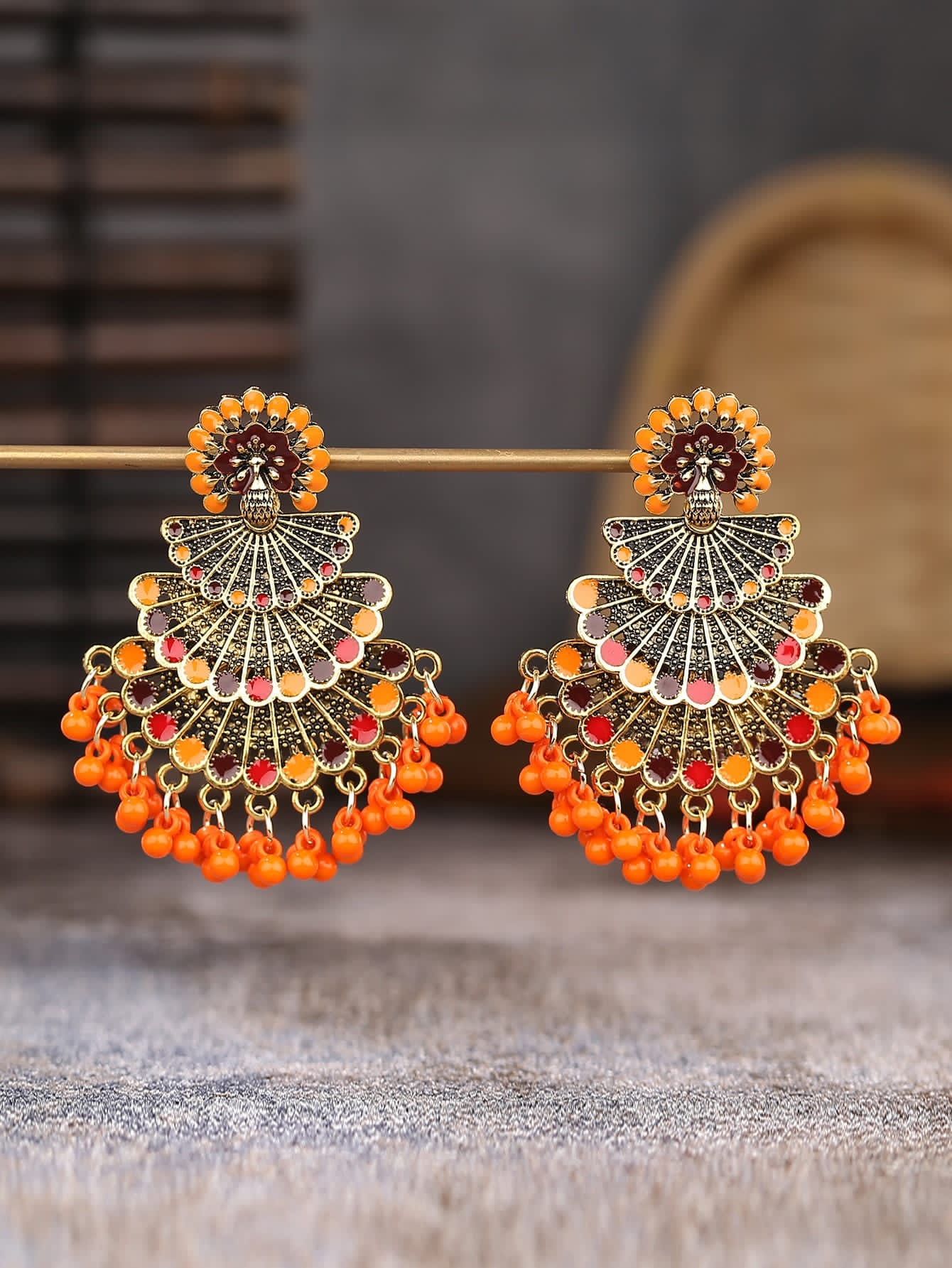 P Drop Earrings image 0