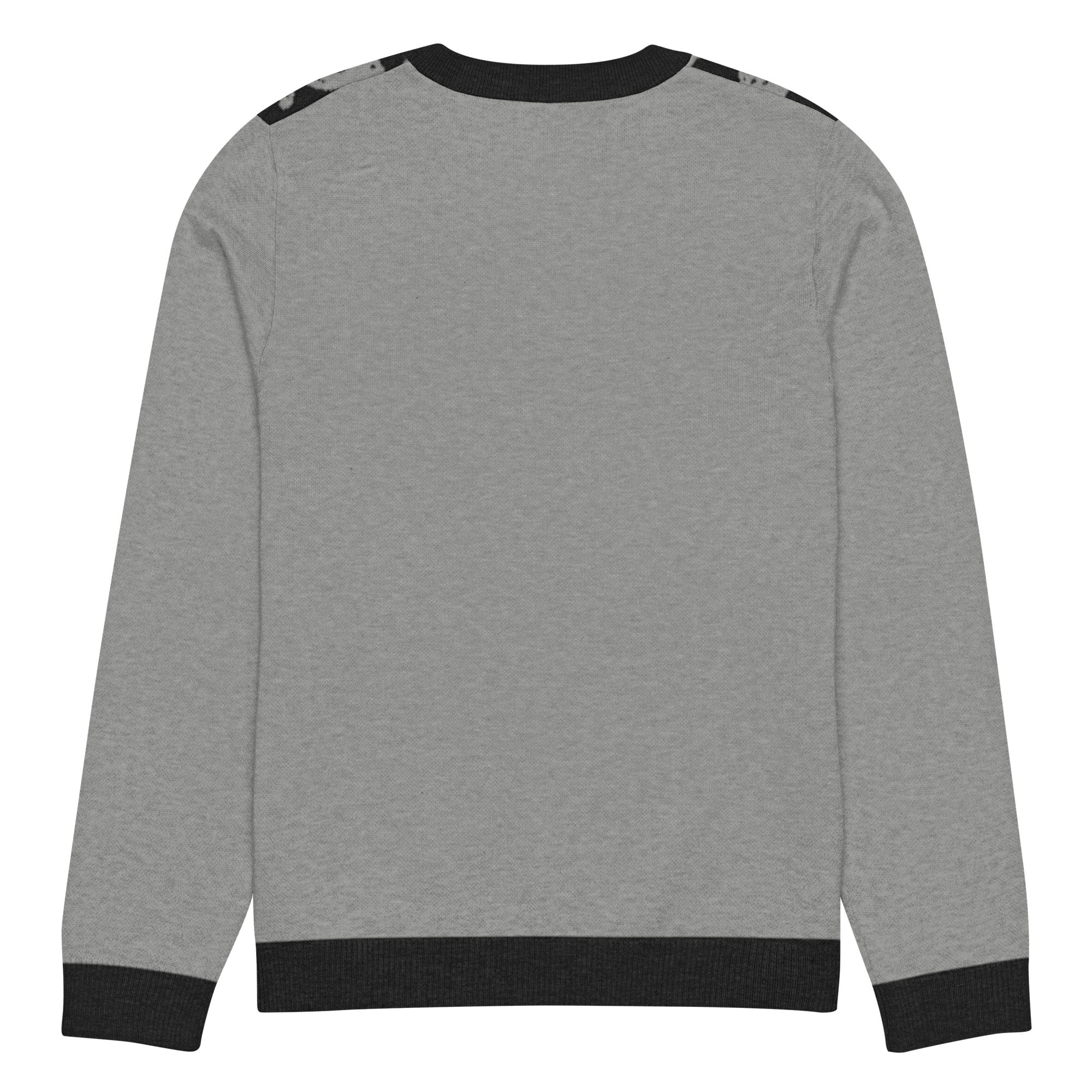 Knitted crew neck sweater image 1