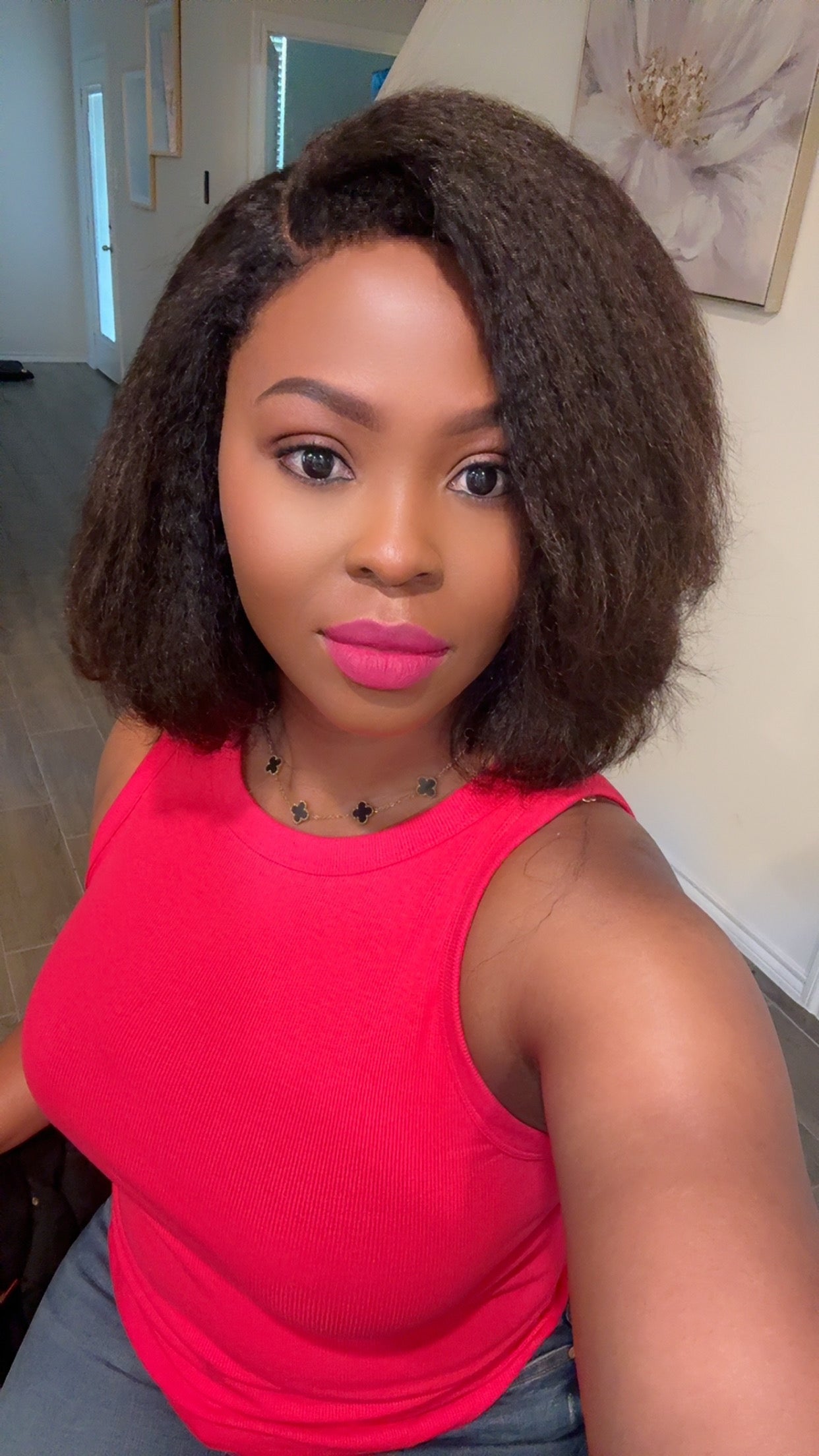 Yaki Human Hair Bob Wig – 10” closure