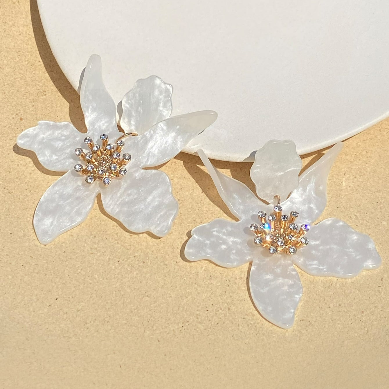 Flower drop Earrings image 1