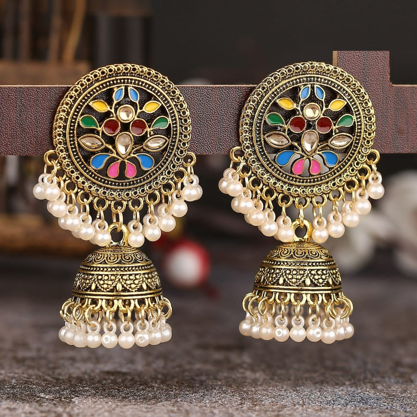 M-Pearl Drop Earrings image 0