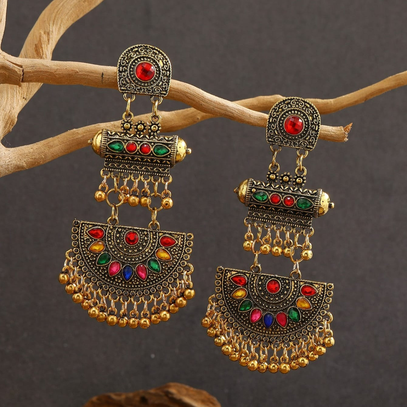 Bead T Drop Earrings image 0