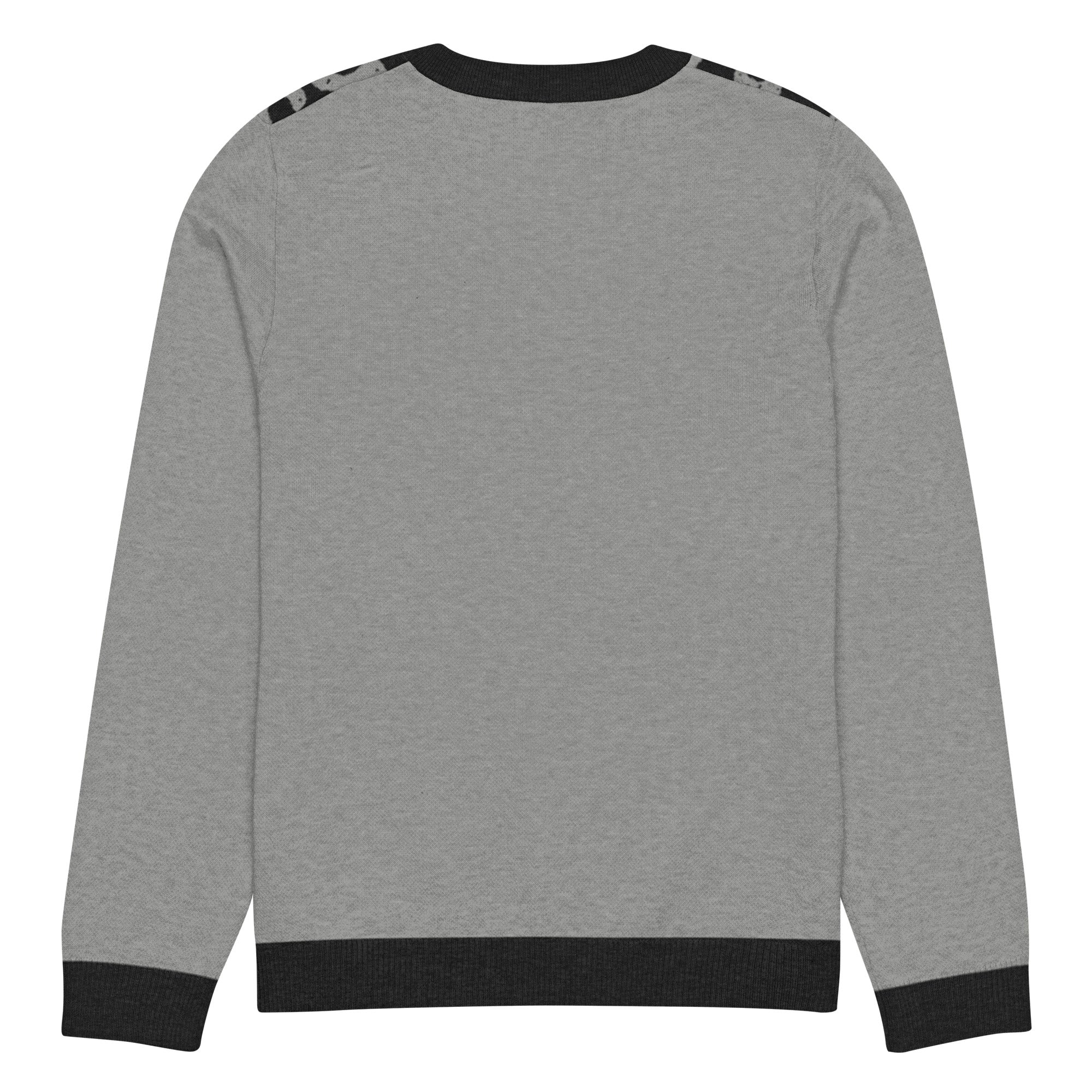 Knitted crew neck sweater image 11