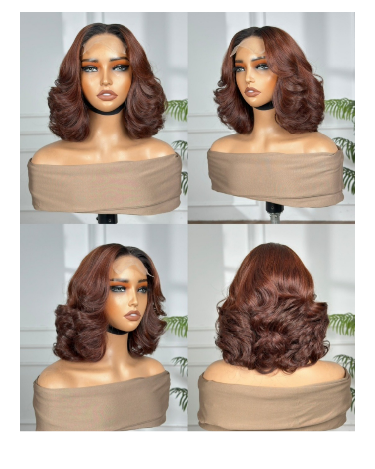 Vivpearl Beauty 12” Body Wave Wig – 4x4 Closure