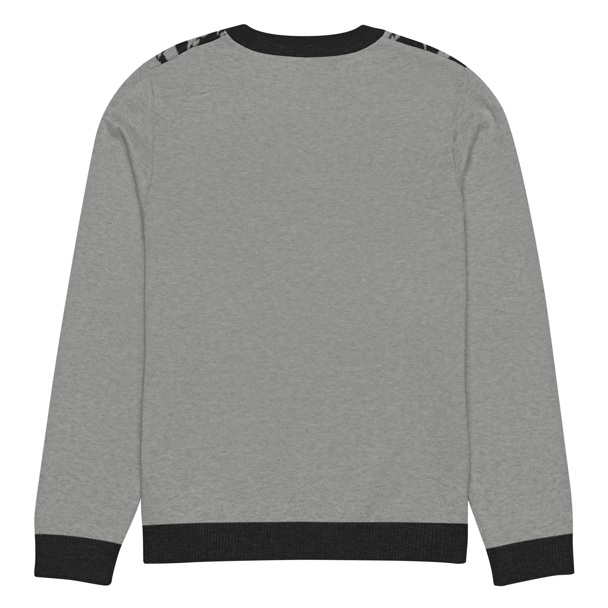 Knitted crew neck sweater image 3