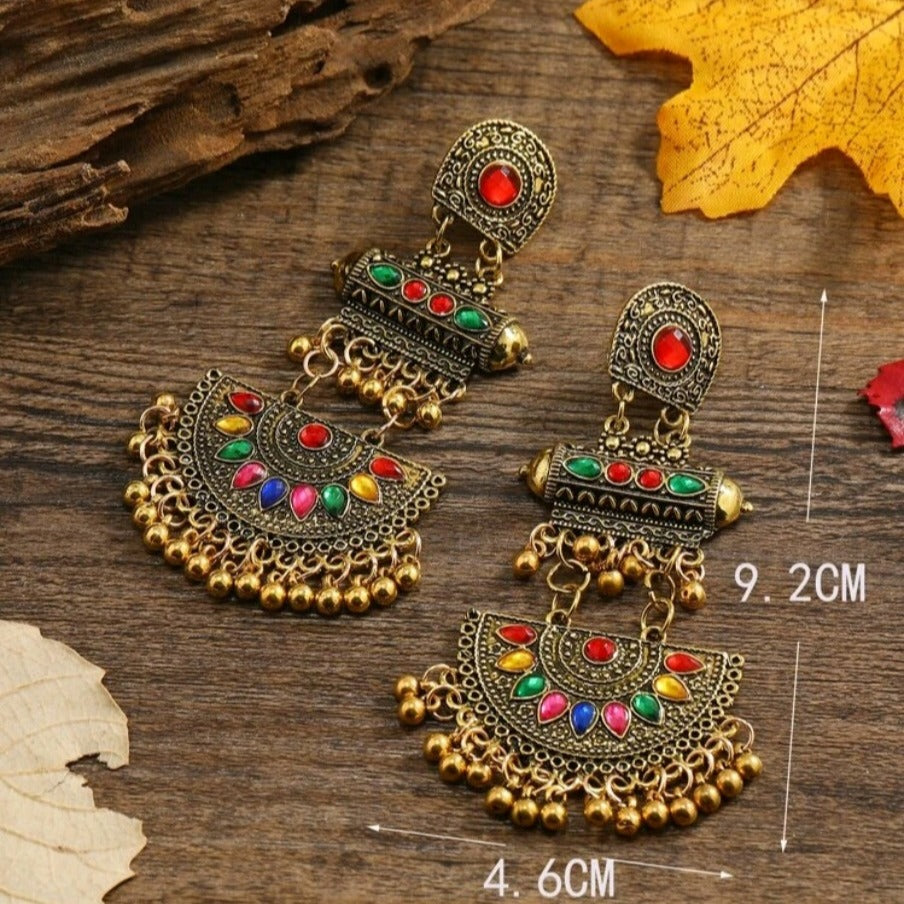 Bead T Drop Earrings image 1