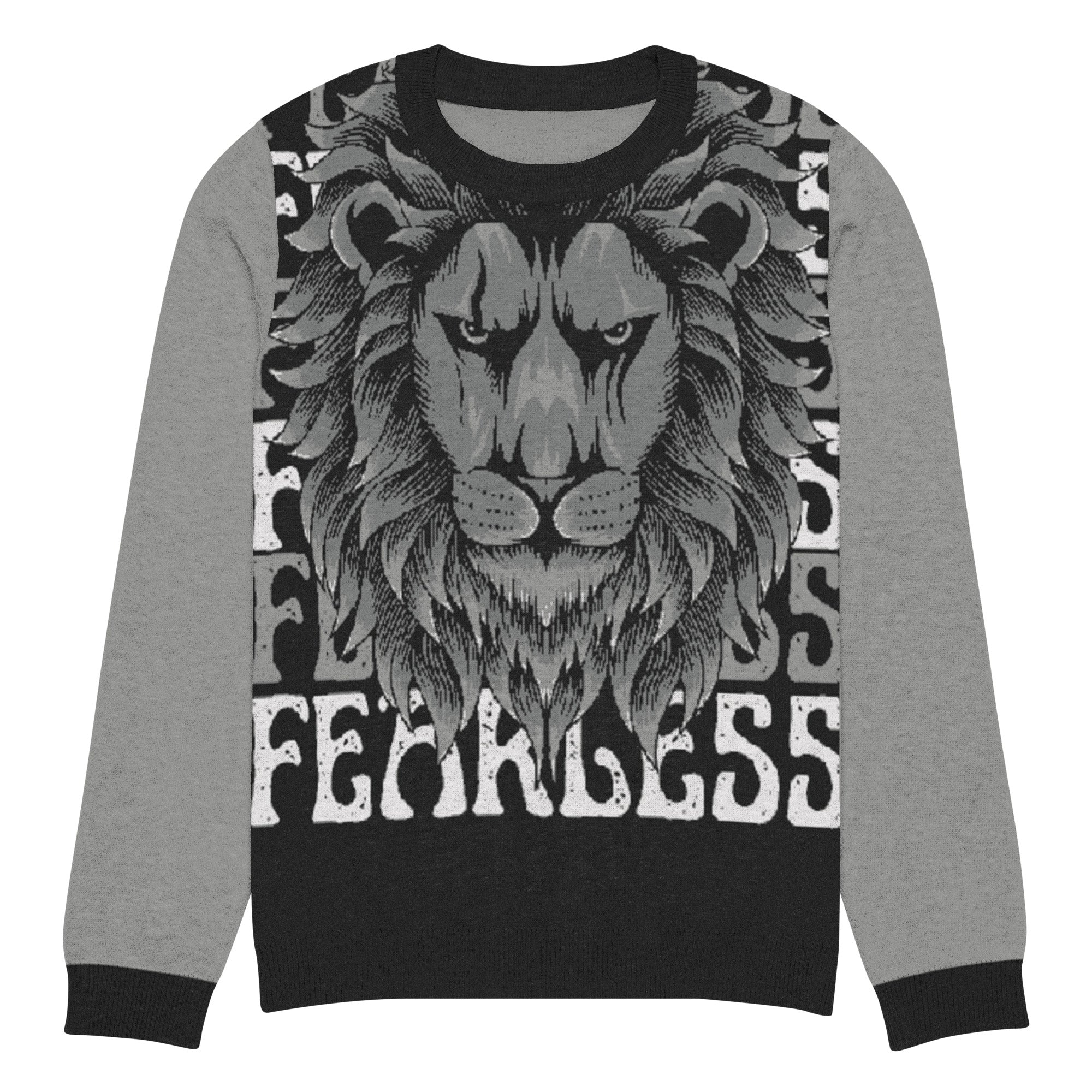 Knitted crew neck sweater image 4